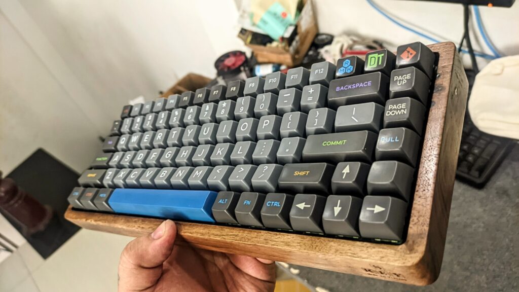 keyboard wood case