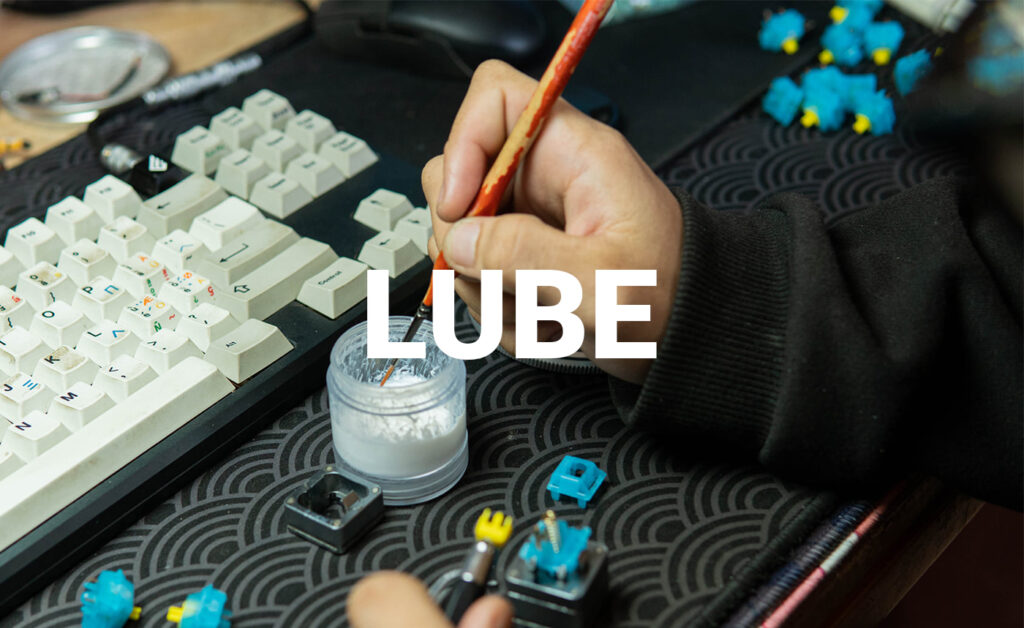 mechanical keyboard switch lube guide