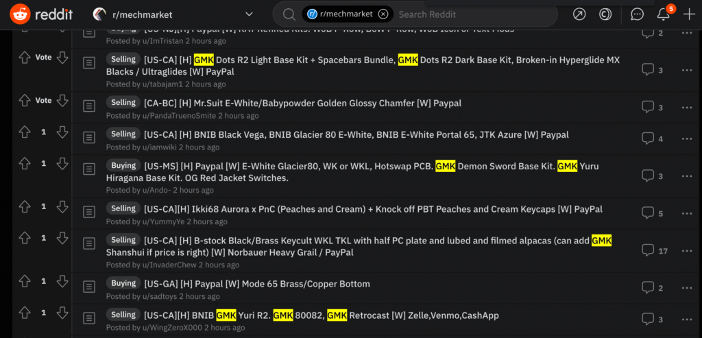trading gmk keycaps on reddit