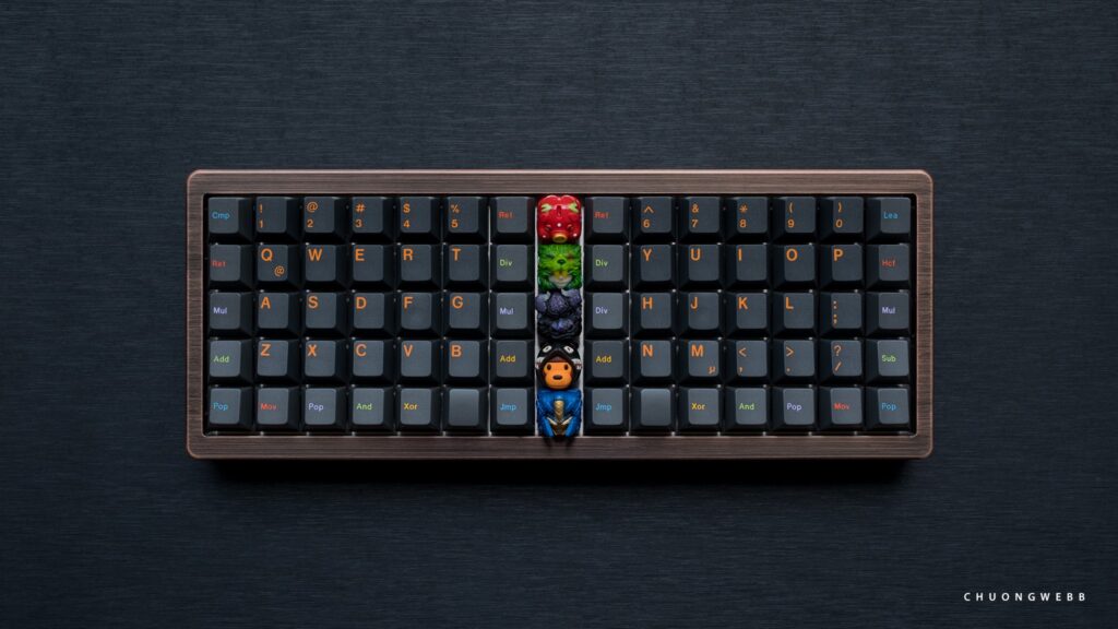 Ortholinear keyboards