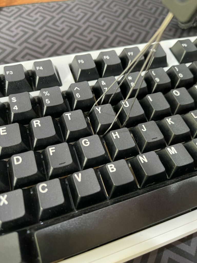 pull keycaps out