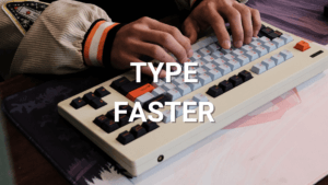 mechanical keyboards type faster